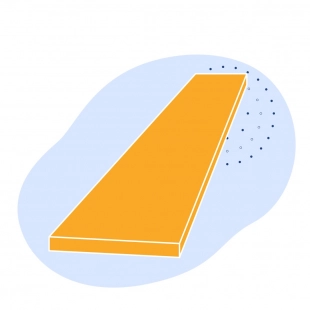 Бронзовая полоса 0.13 мм БрБ2 ГОСТ 1789-2013