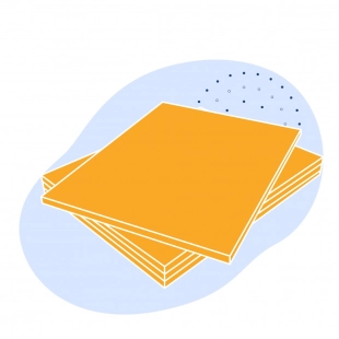 Текстолит листовой электротехнический 0.3 мм ЛТ ГОСТ 2910-74