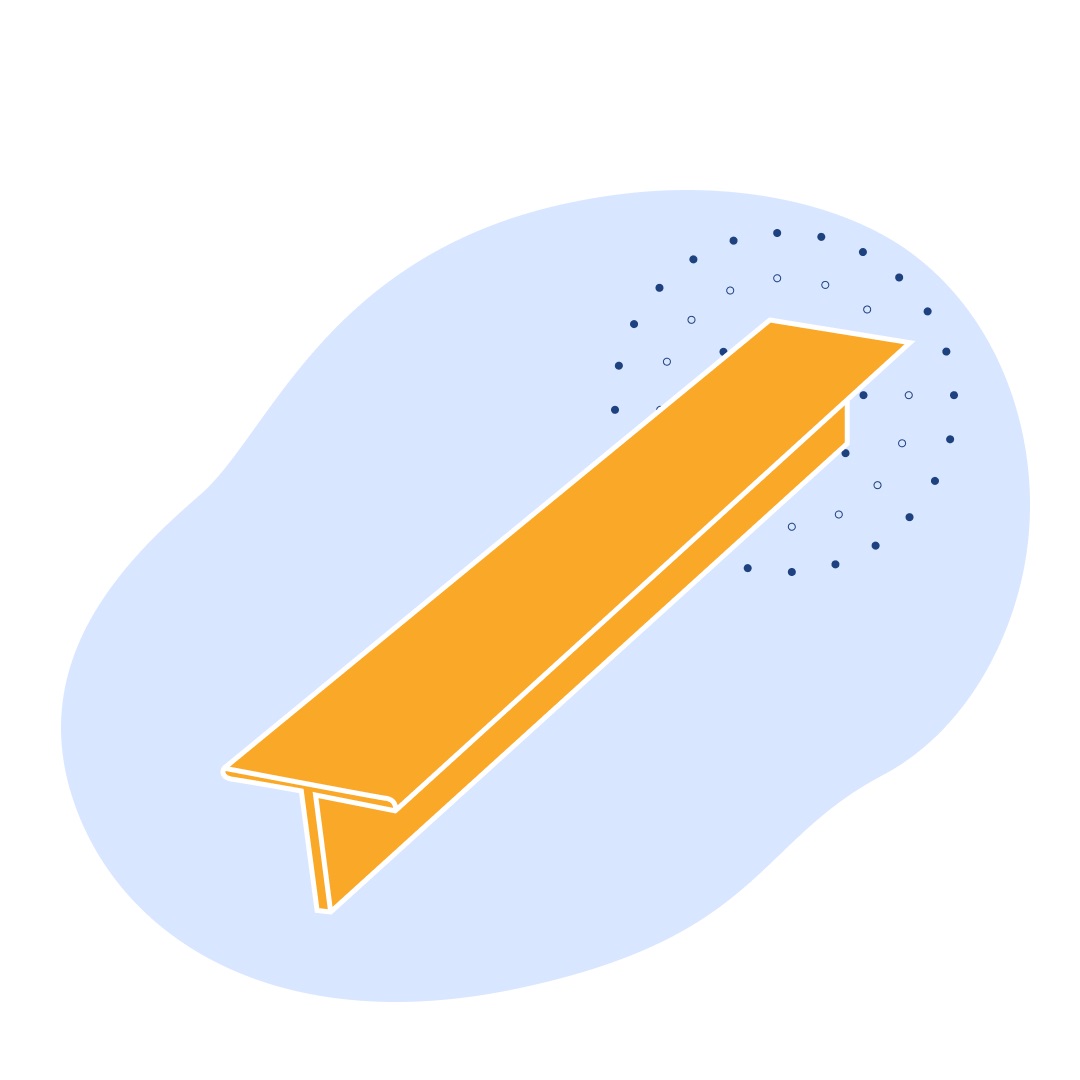 Алюминиевый тавр 35х53.5х1.6 мм ВД17 420982 ГОСТ 29296-92