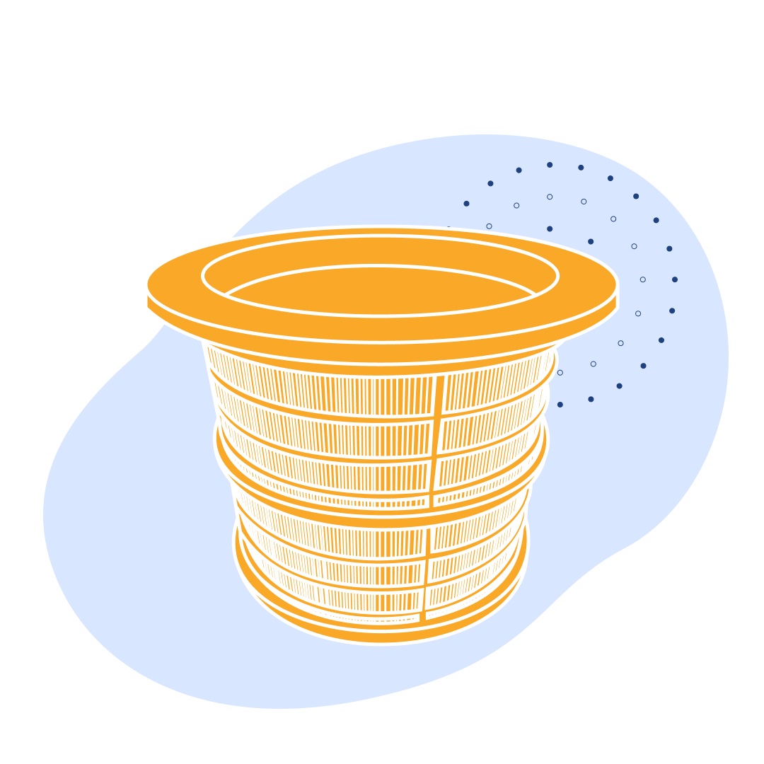 Цилиндрическое щелевое сито (шпальтовое) 1000x4000 мм AISI 304
