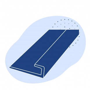 L-образный профиль стальной 70х70х7 мм 08пс ГОСТ 8509-93