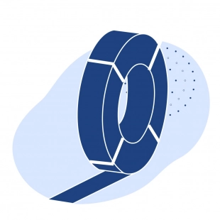 Штрипс с полимерным покрытием 0.3 мм ГОСТ 34180-2017