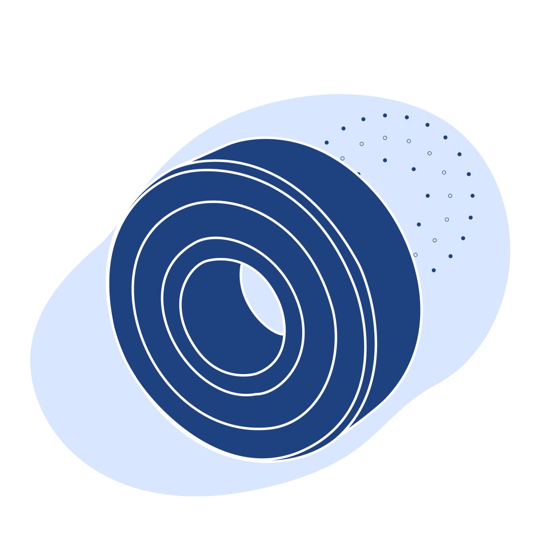 Опорный ролик 900-1500 мм Ст45