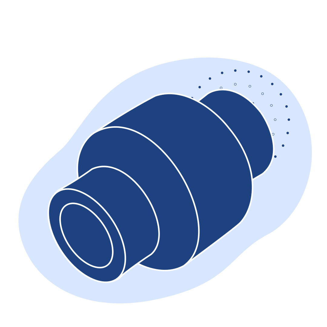 Клапан обратный полипропиленовый ДУ 100 мм