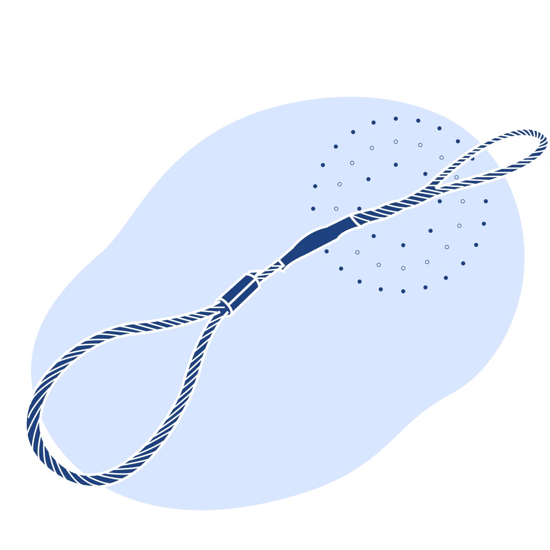 Строп грузовой канатный УСК1 10 т 2.5 м
